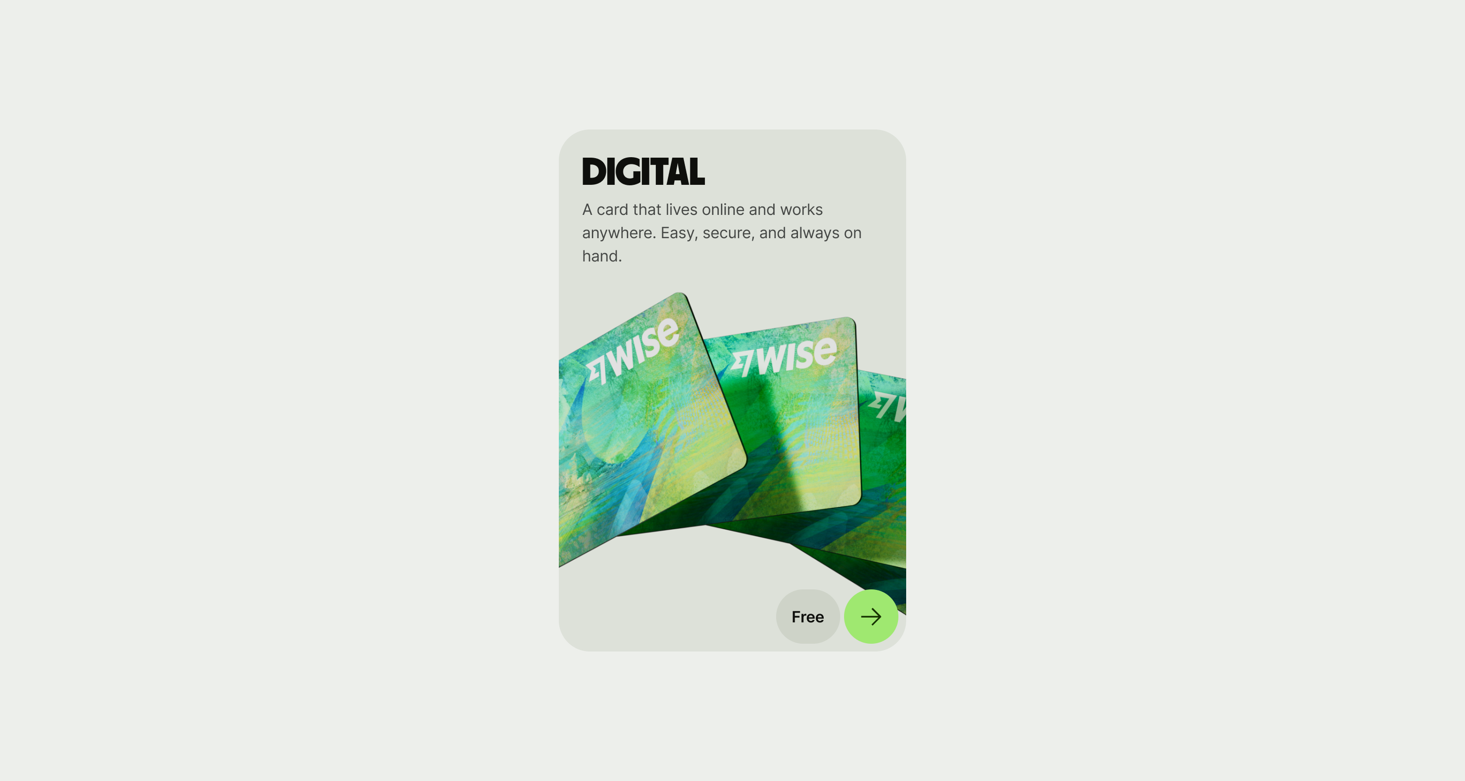 Promo card