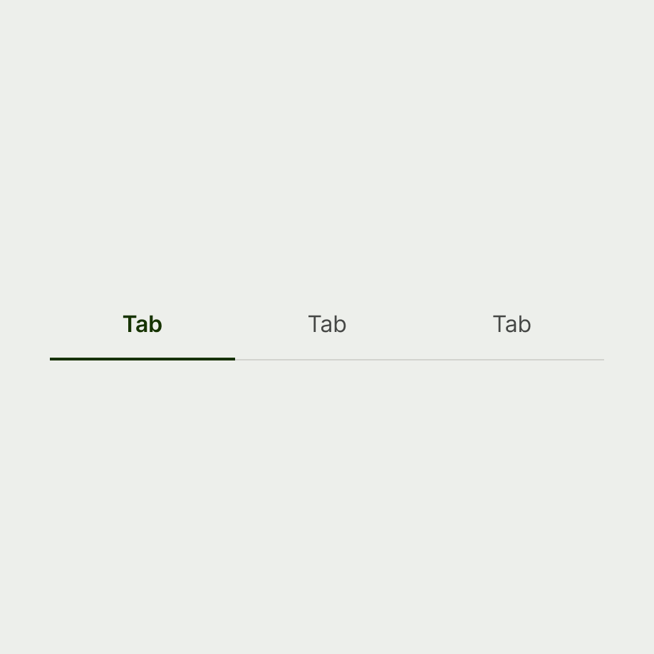 Tabs with alike options