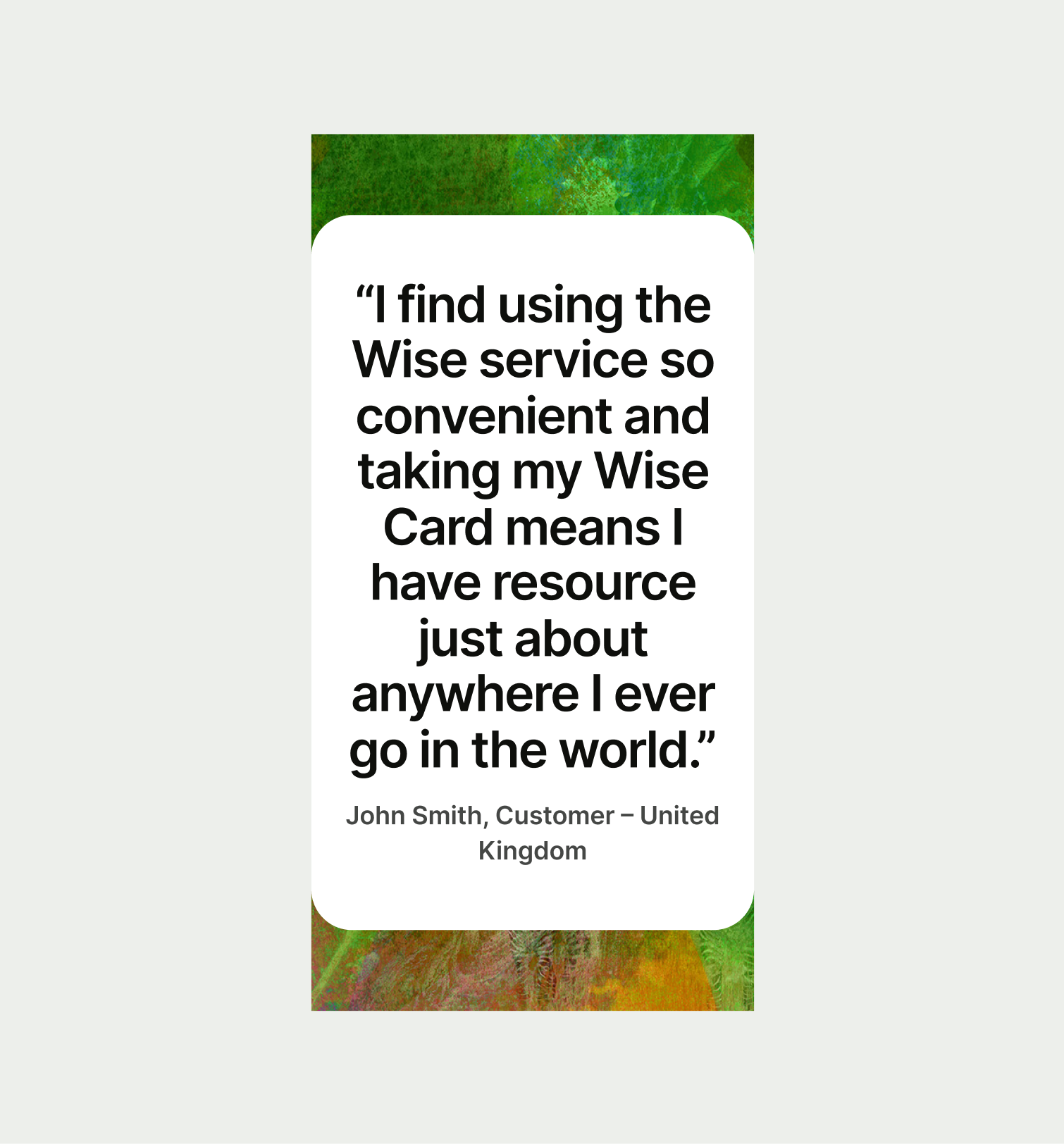 Quote Highlight pattern on mobile