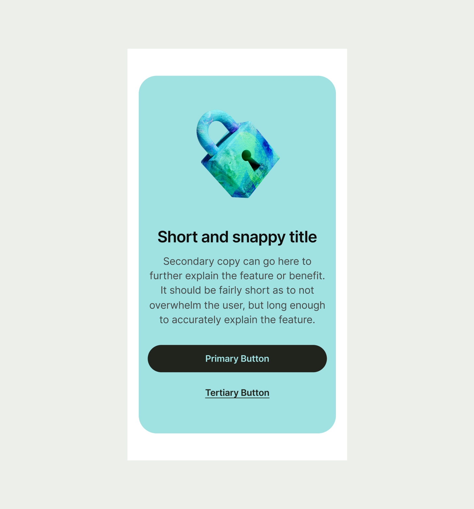 Callout Small pattern on mobile