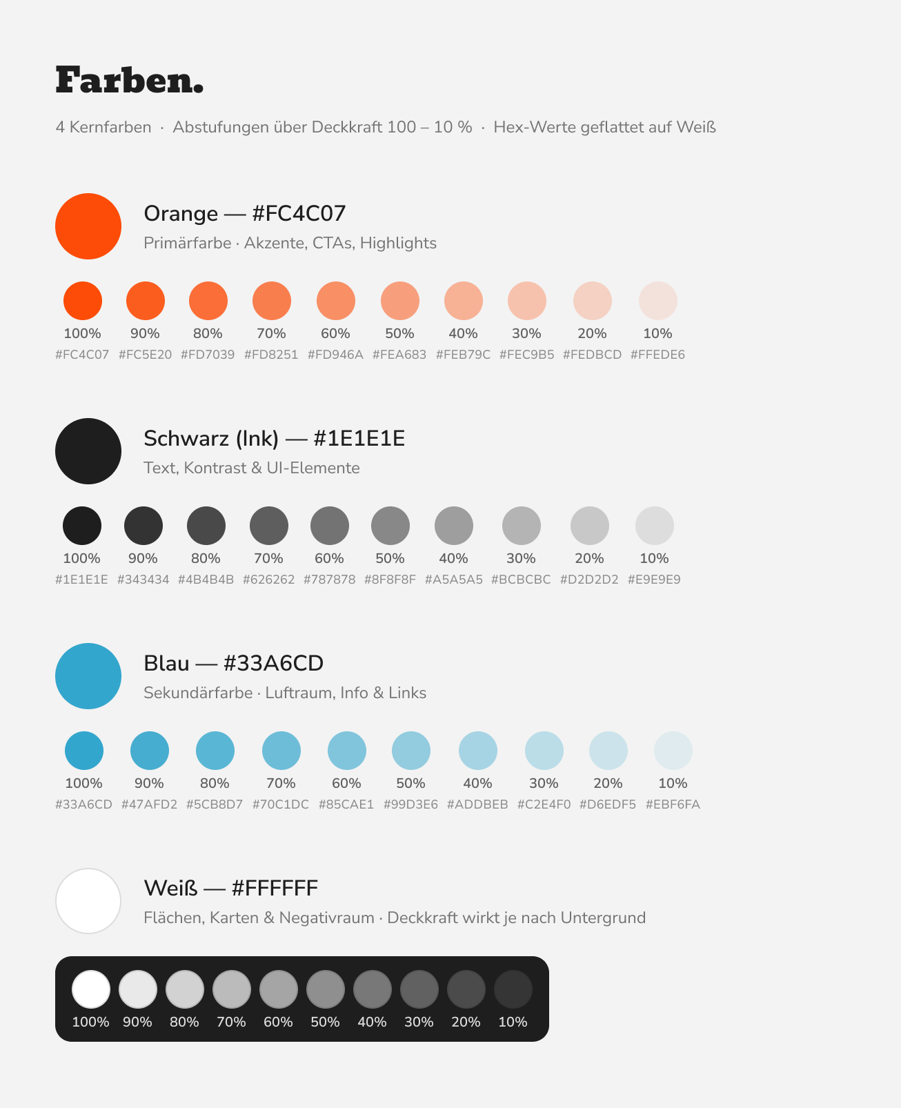 Colour Guidelines