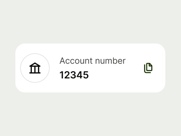 List Item Icon example