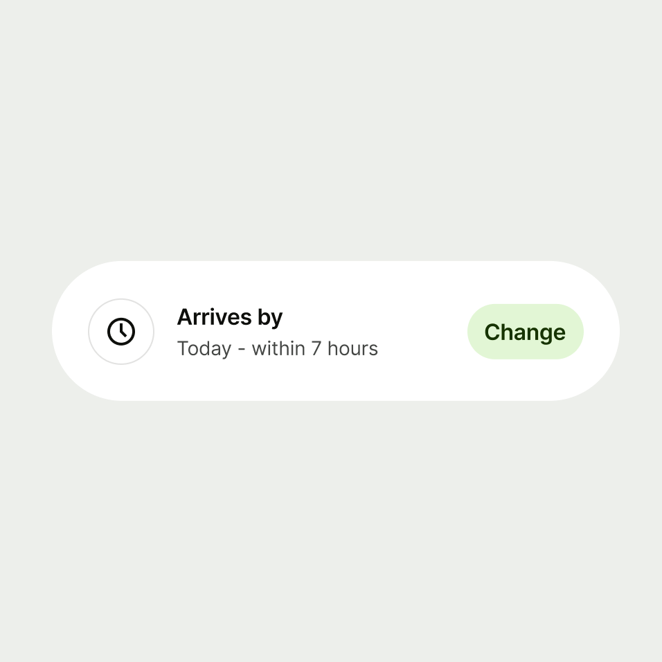 Medium button in list item