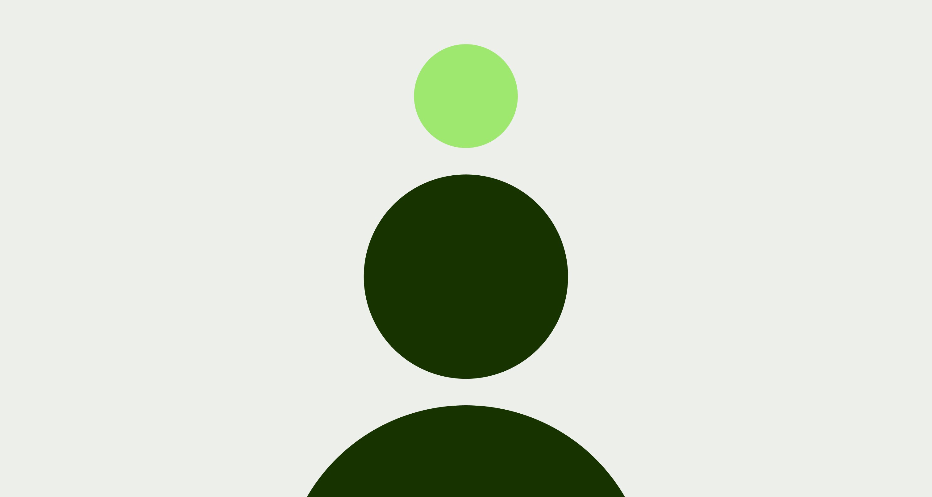 3 circles increasing in size.