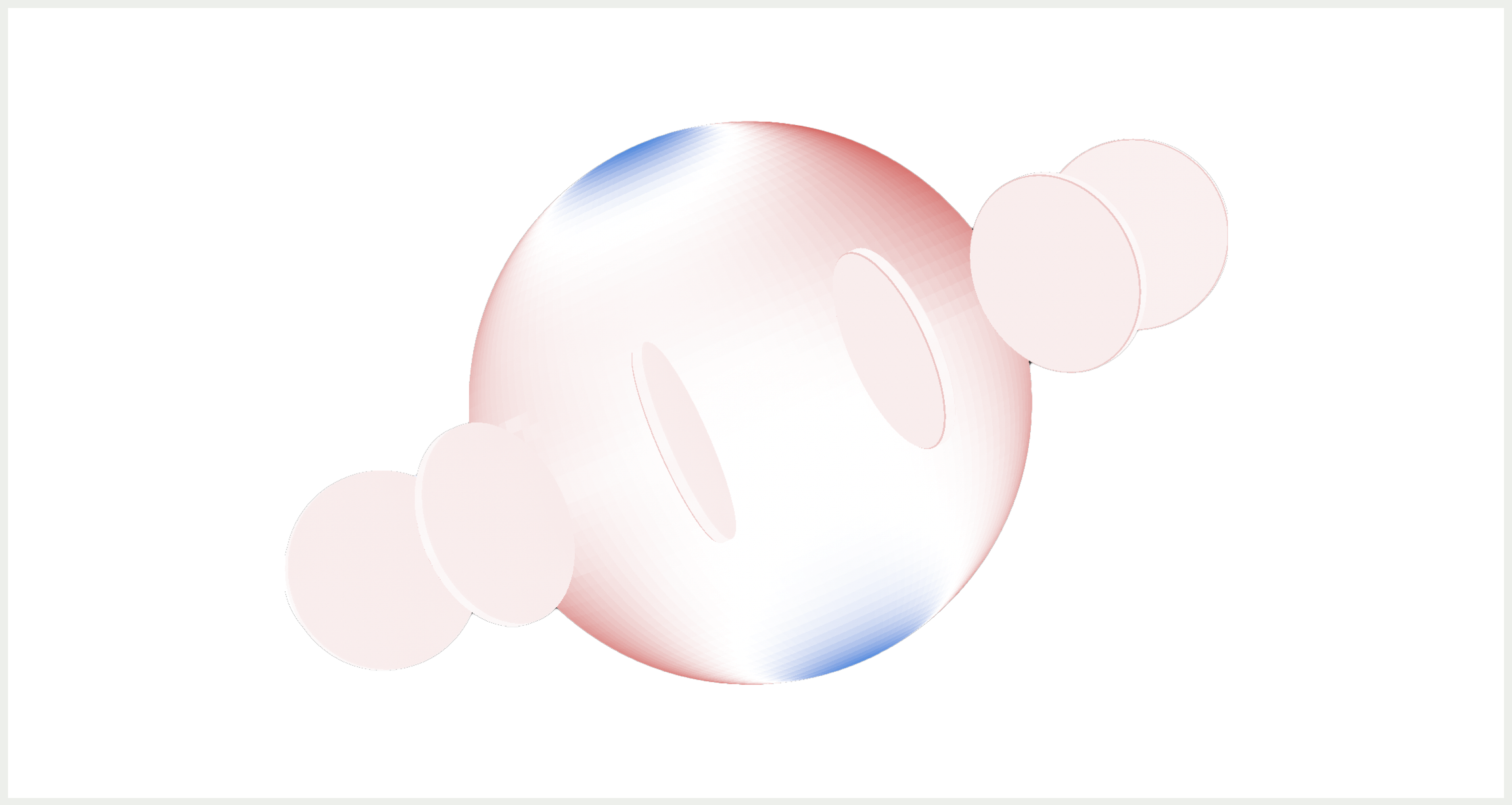 A detailed UV mesh highlight the globe illustration