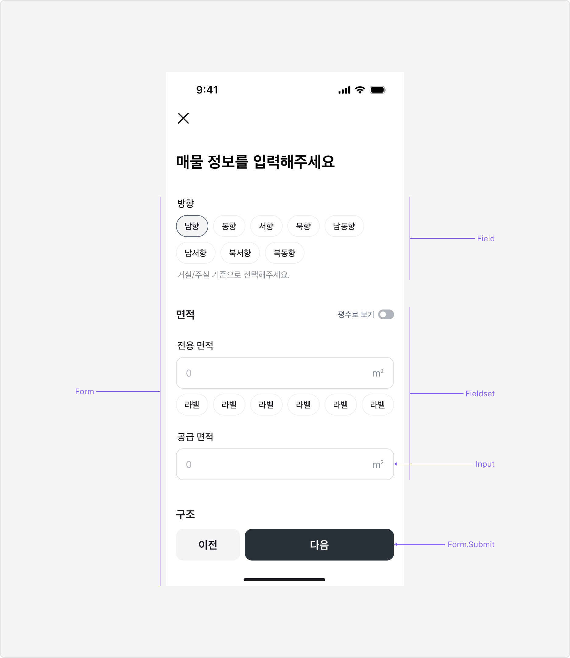 Form의 구성 요소 - Input, Field, Fieldset, Form