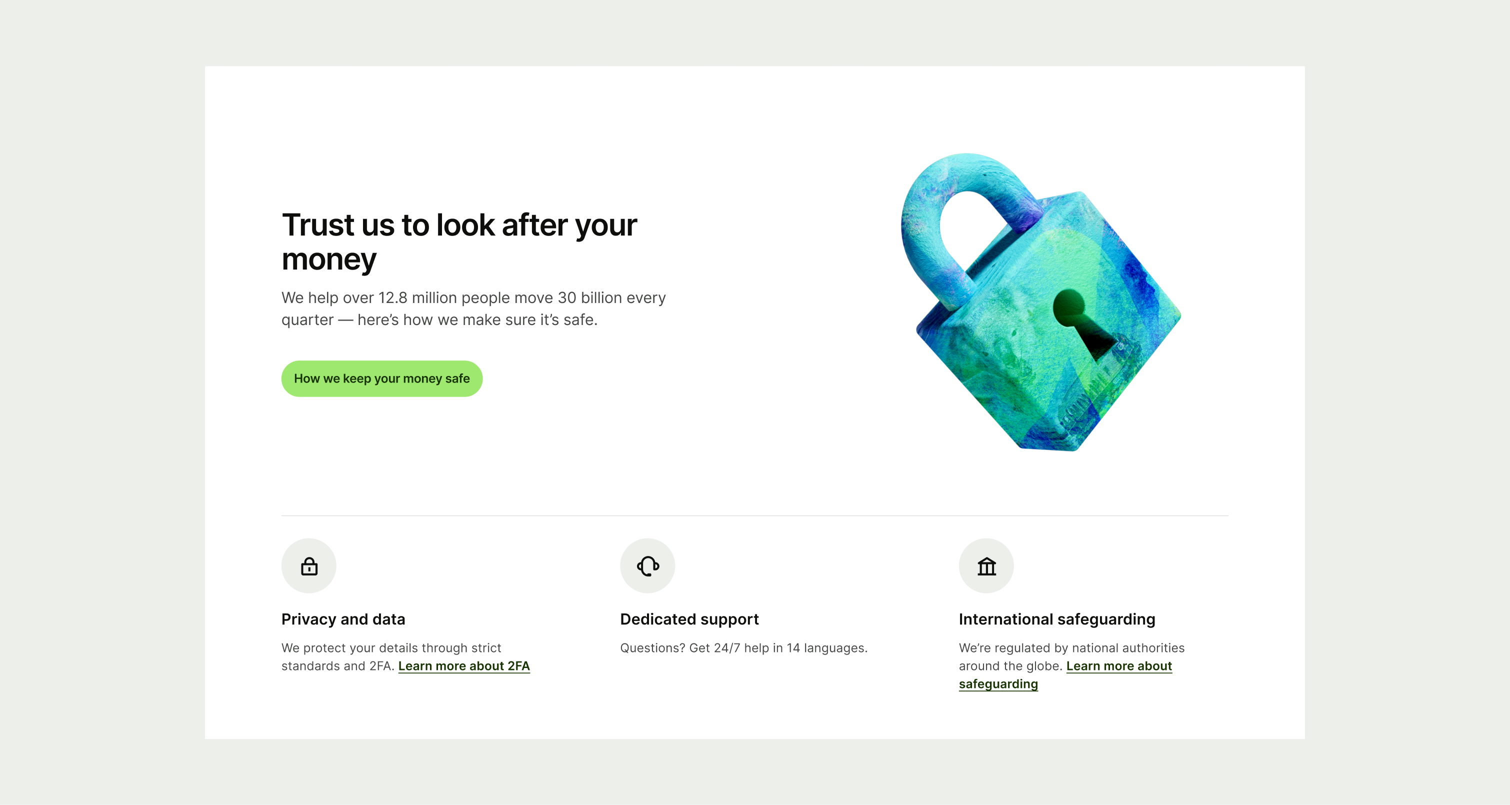 Highlight Trust pattern