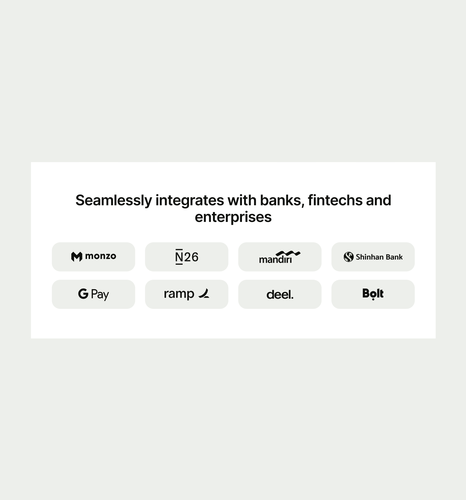 Logo Grid pattern on tablet
