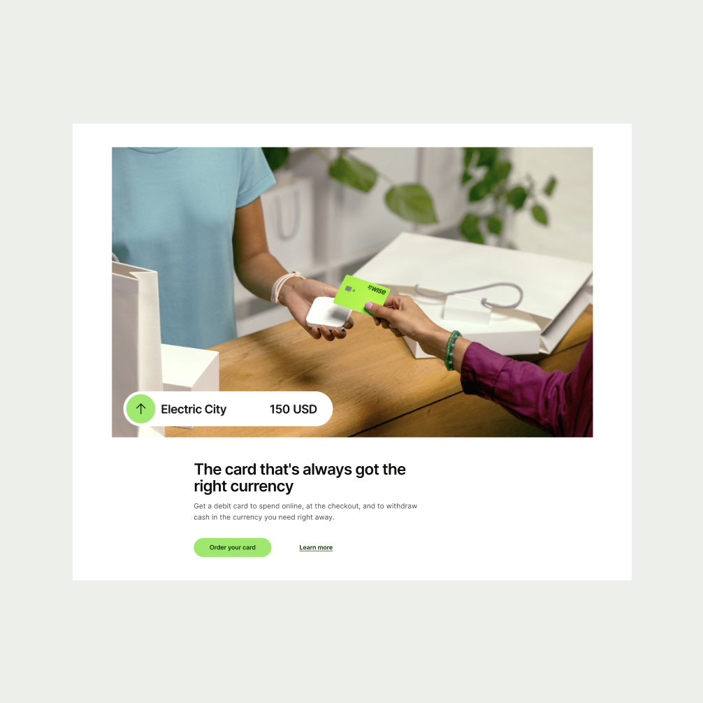 Feature Section Grid pattern in layout 1