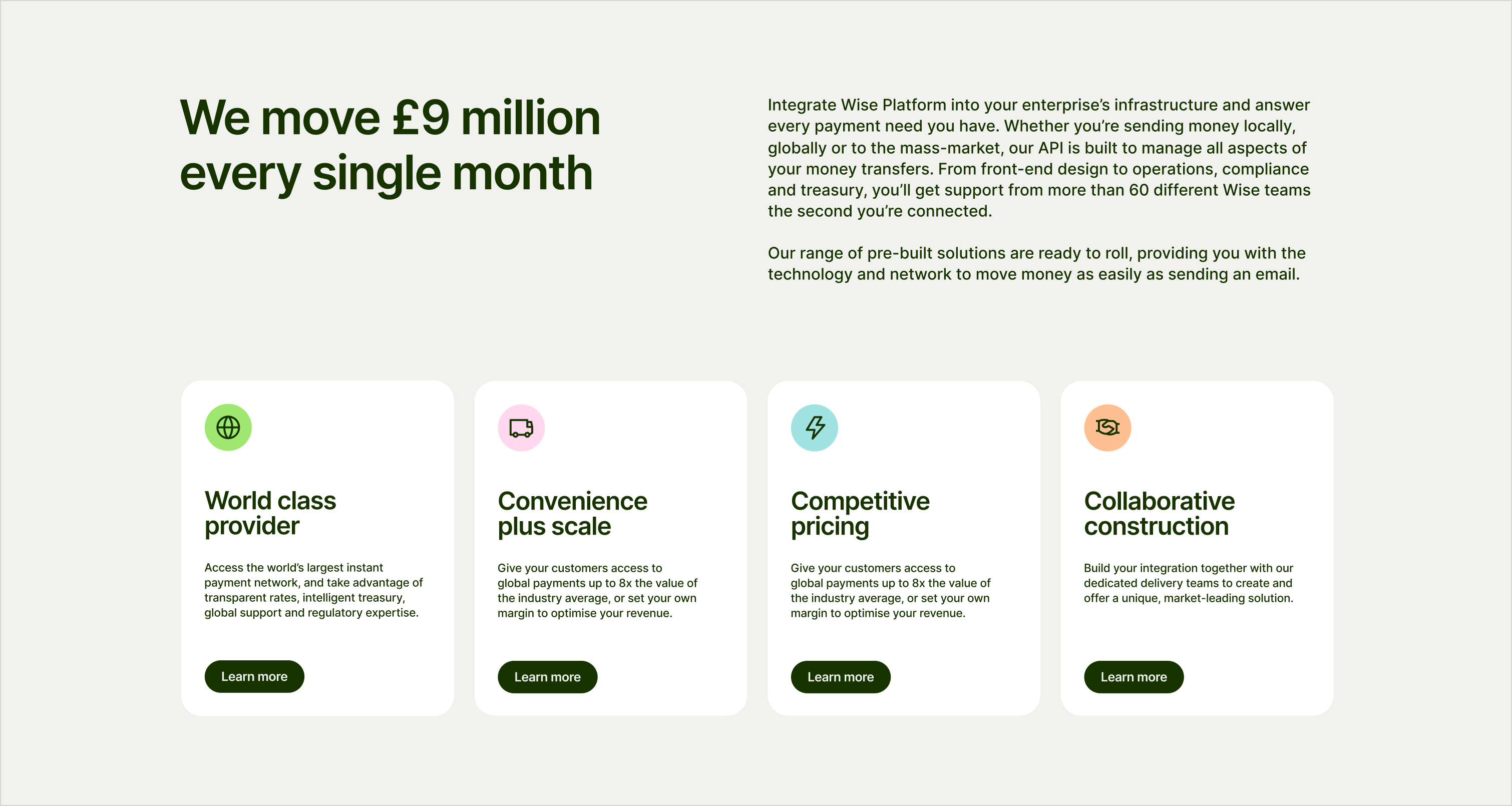 An application example of secondary colours usage