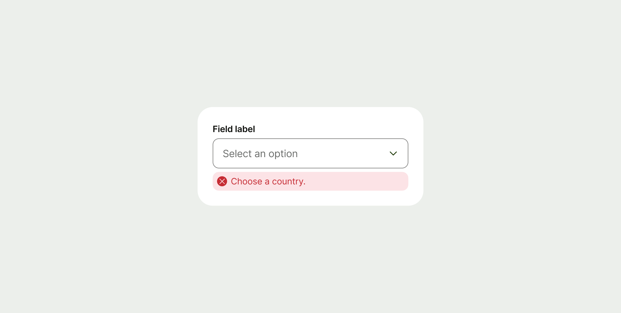 Inline prompt within a dropdown component.