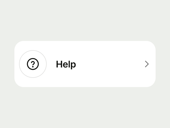 List Item Navigation example