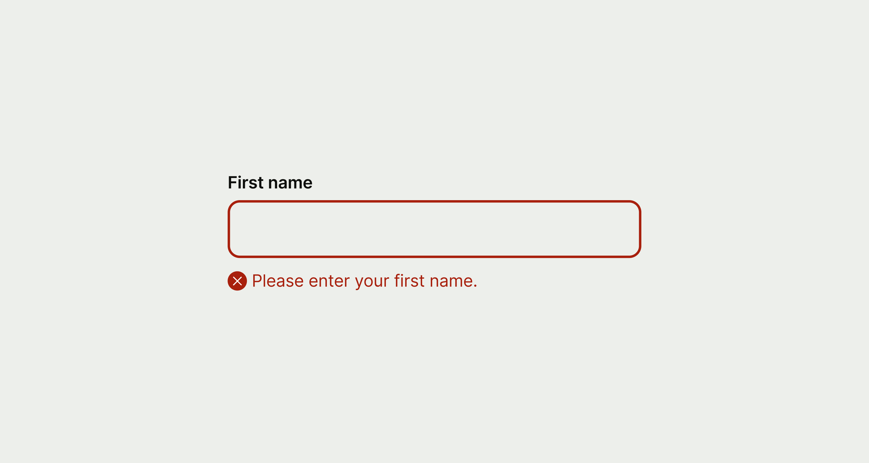 An error message that tells the user that the page can't be displayed.