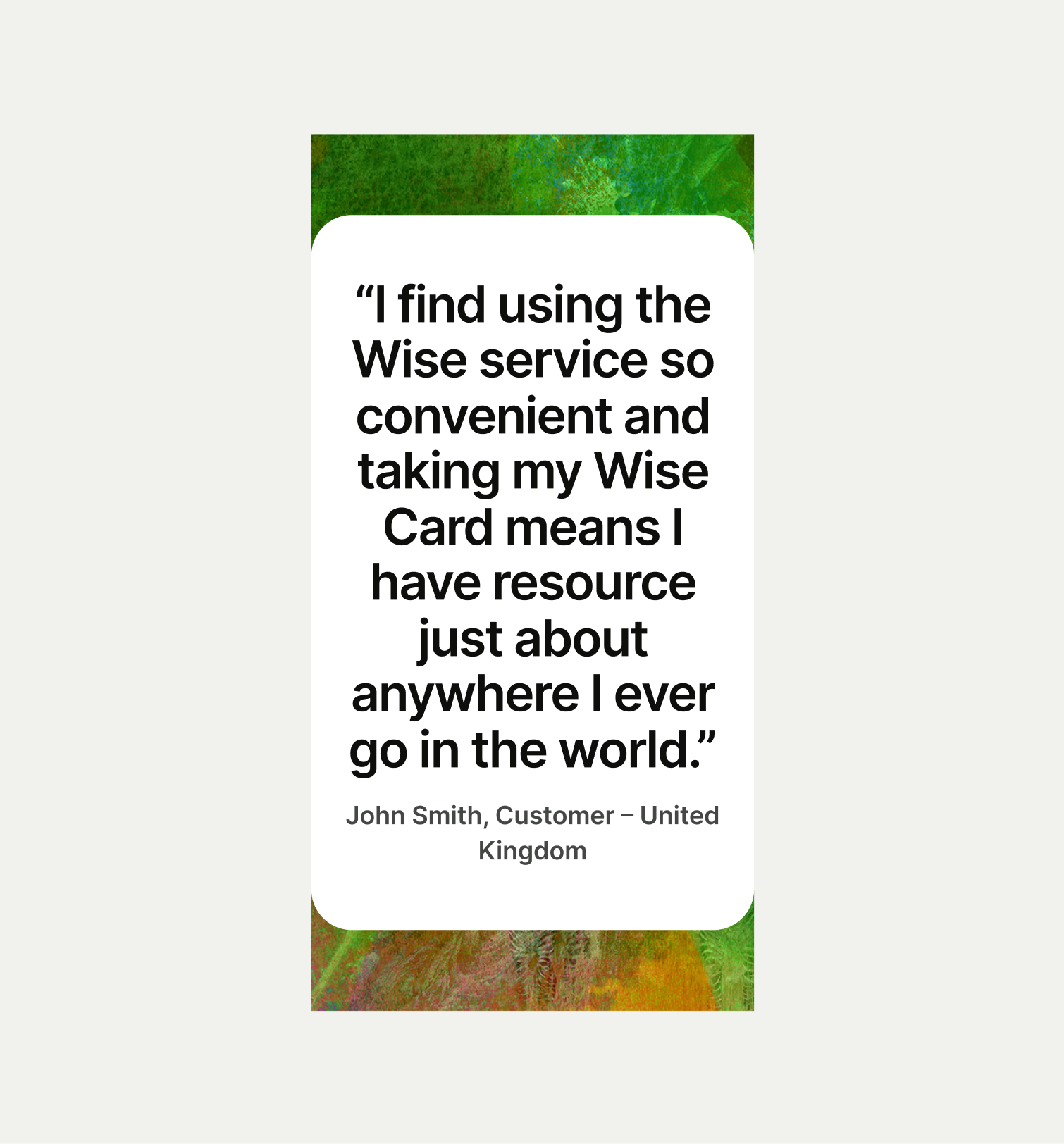 Quote Highlight pattern on mobile