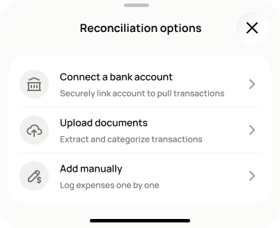 Choose Expense Capture Method