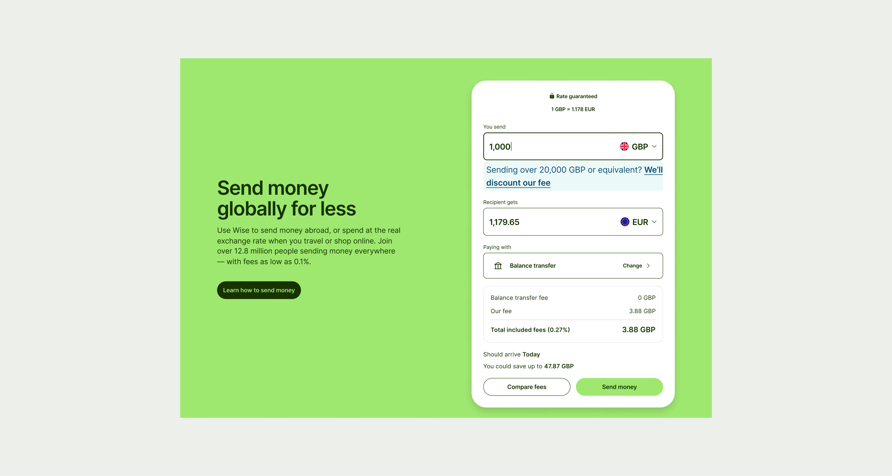Feature Section Interactive pattern