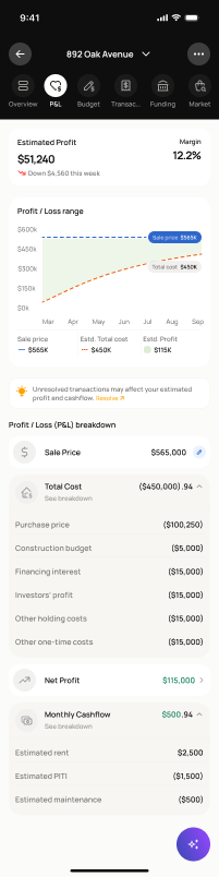 project/p&l