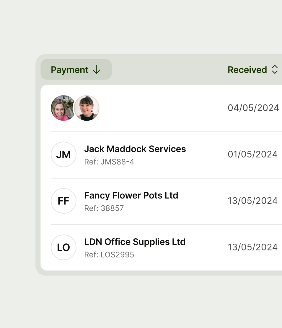 Double avatar on a table