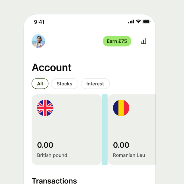 space between balance cards