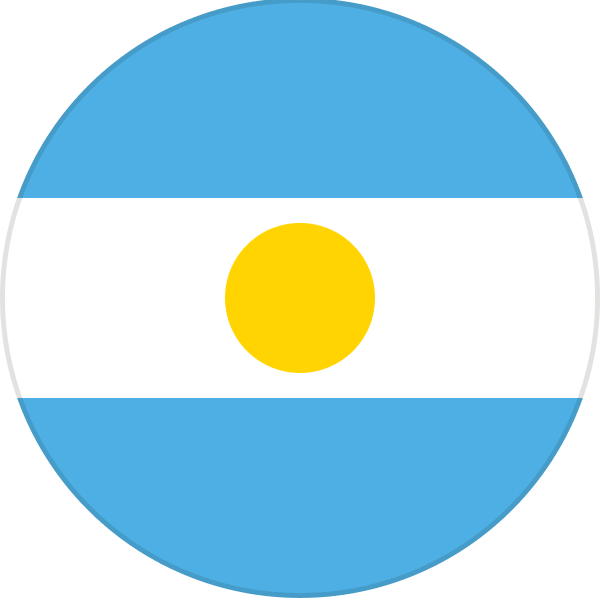 The Argentinian flag.