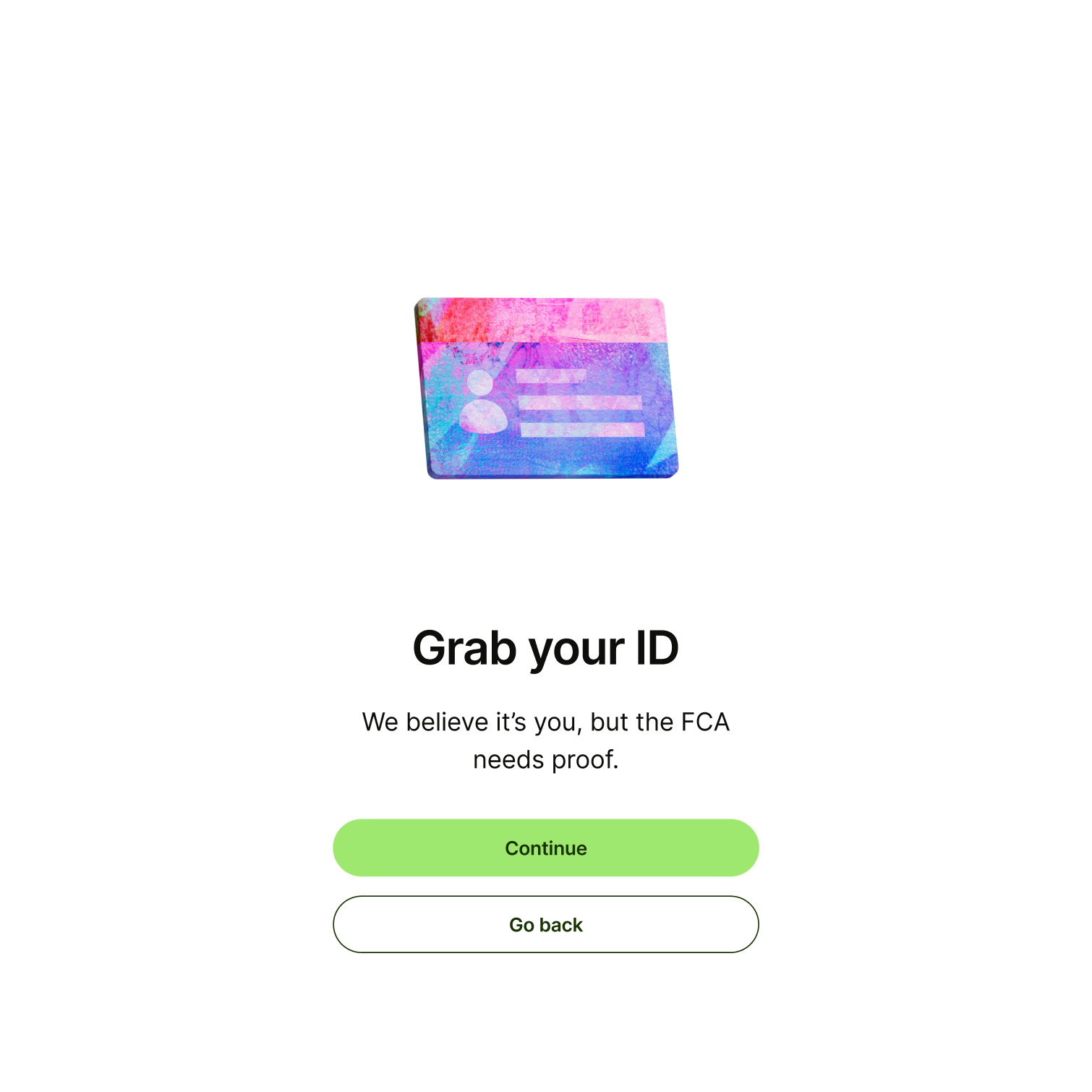 Grab your ID