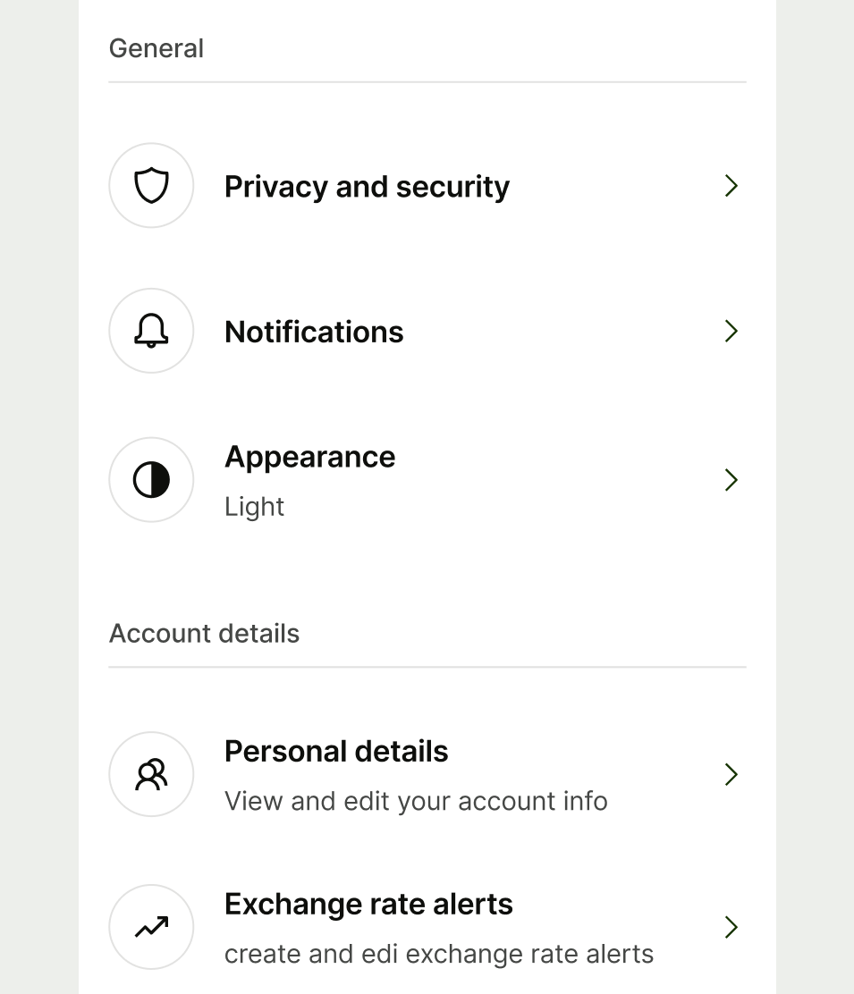 Non interactive avatar on list item