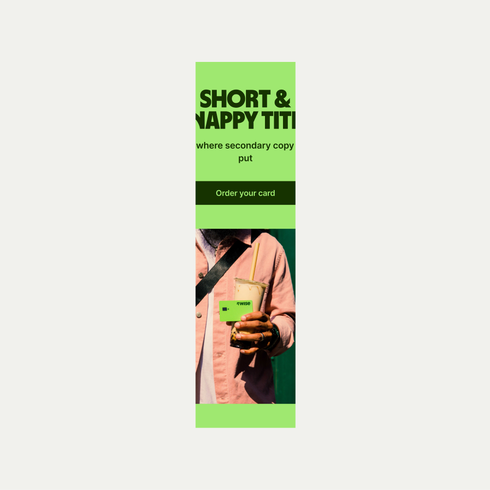 An image of the Hero Small pattern in Bright Green theme