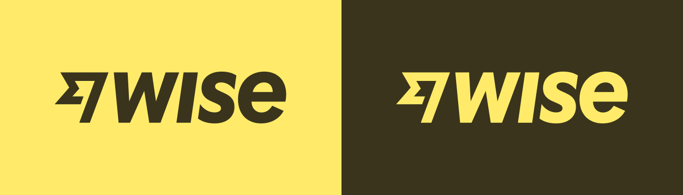 Two yellow Wise logos, side by side.