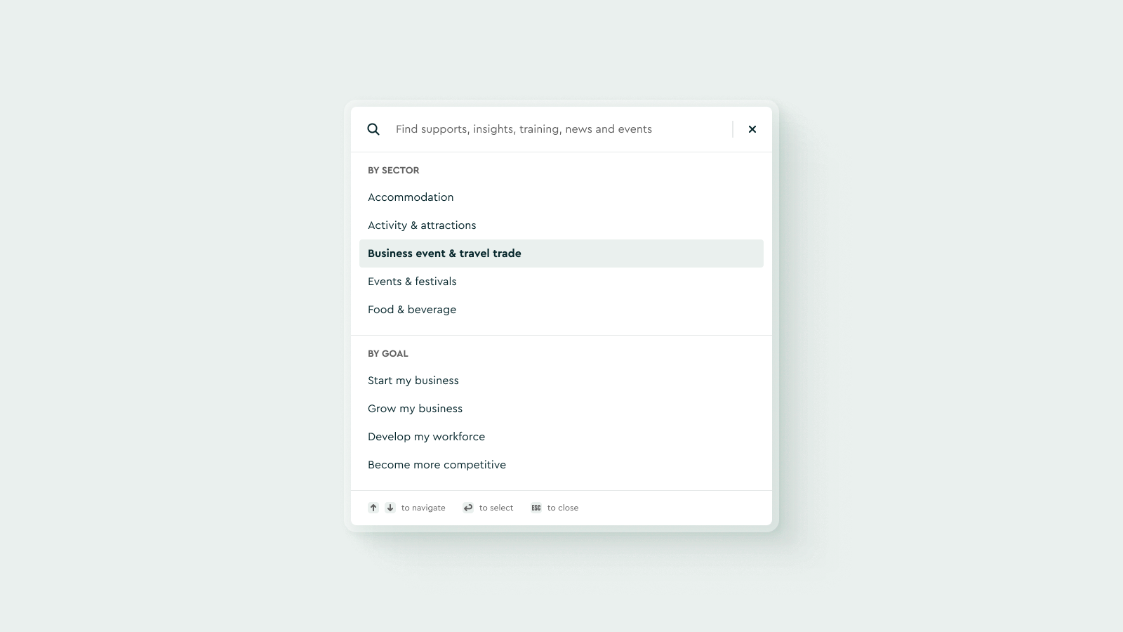 Global search