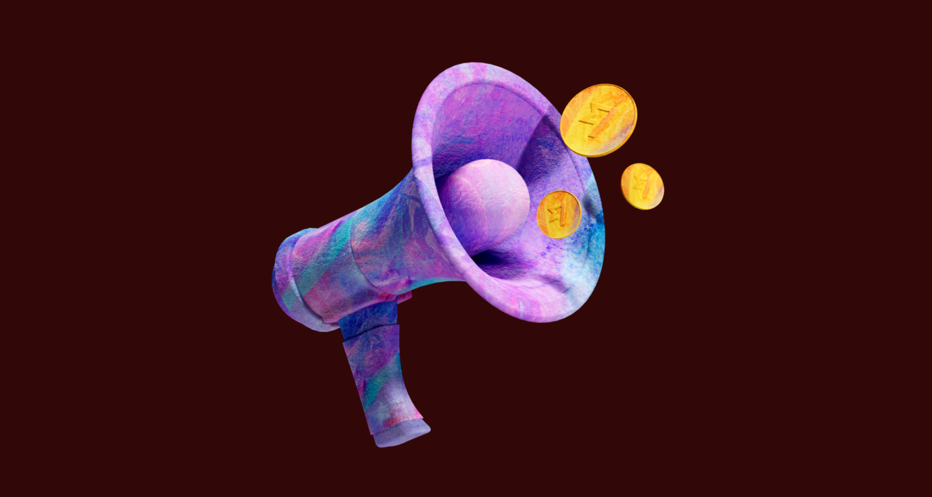 The word 'Stories' with a megaphone illustration.