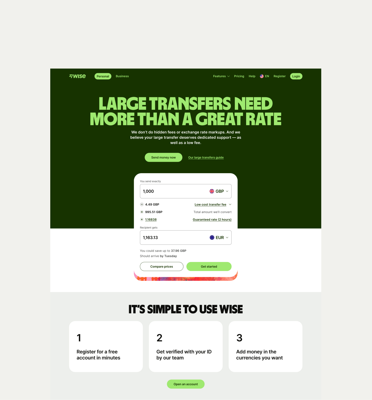 Hero Interactive pattern with incorrect UX