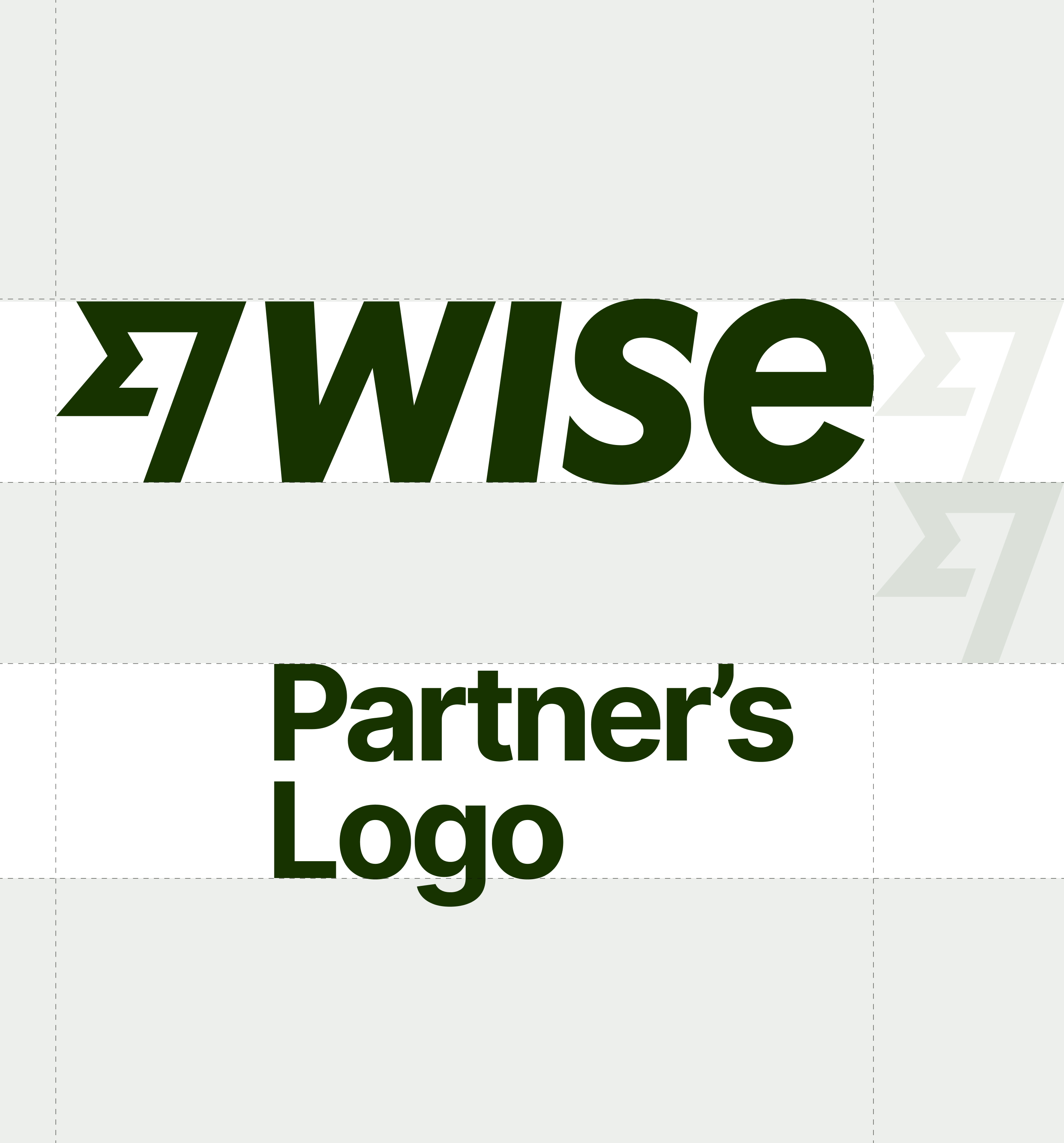 The Wise logo on top of the HSBC logo.