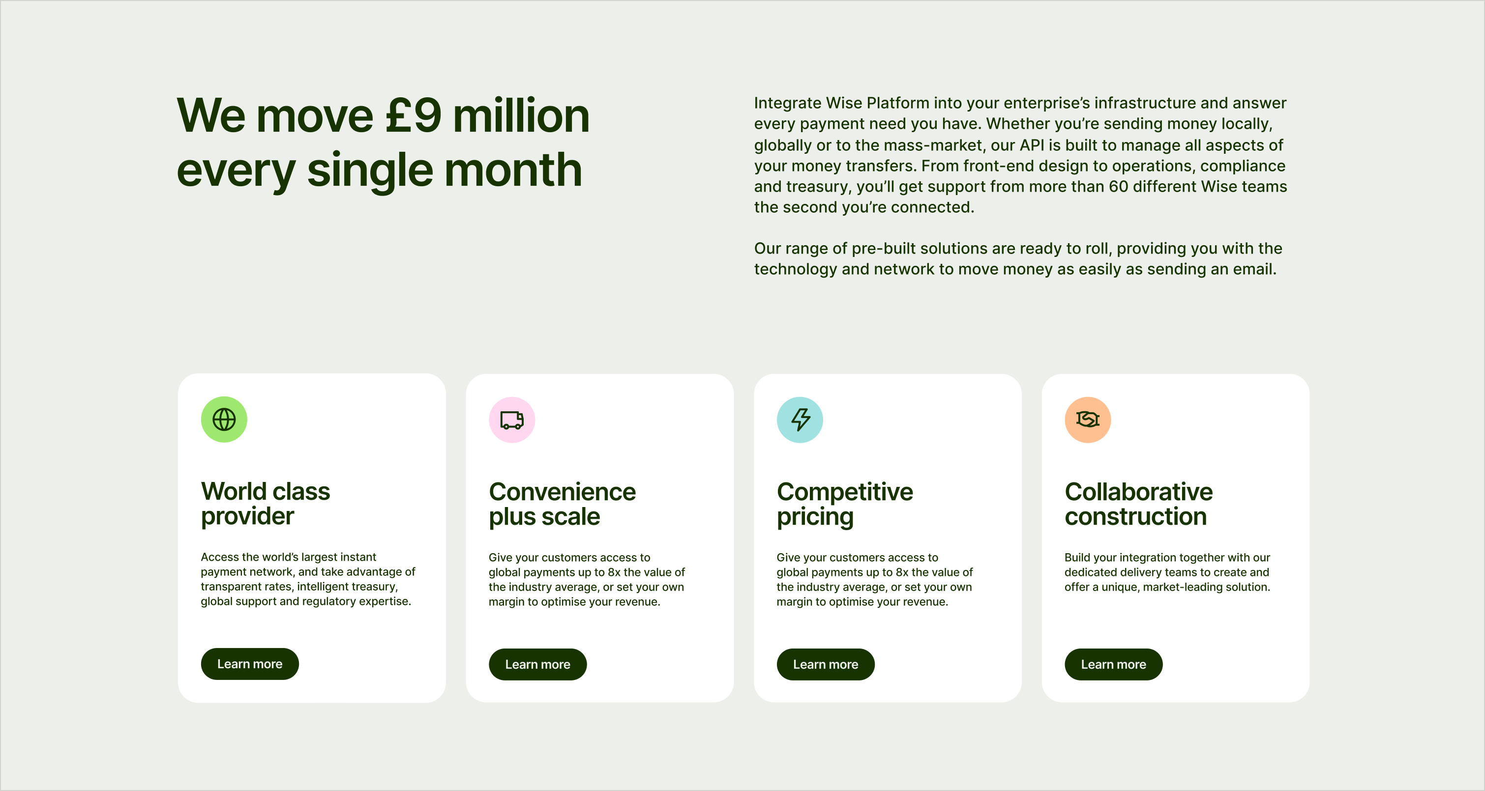 An application example of secondary colours usage