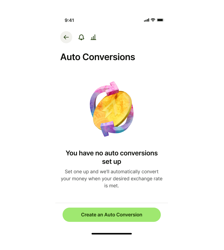 Empty state don't use a sticky footer