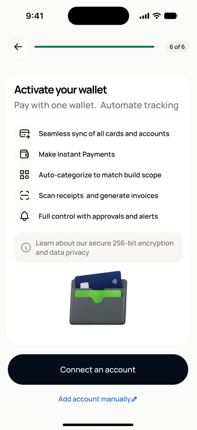 Wallet Activation Prompt