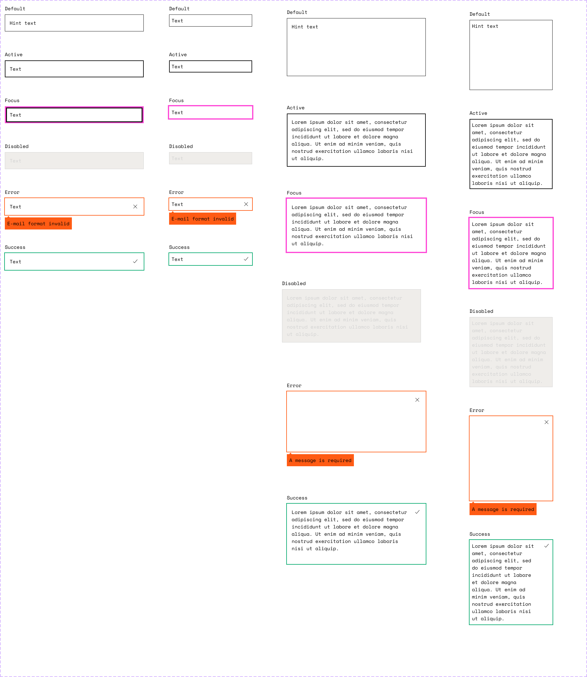Forms Fields