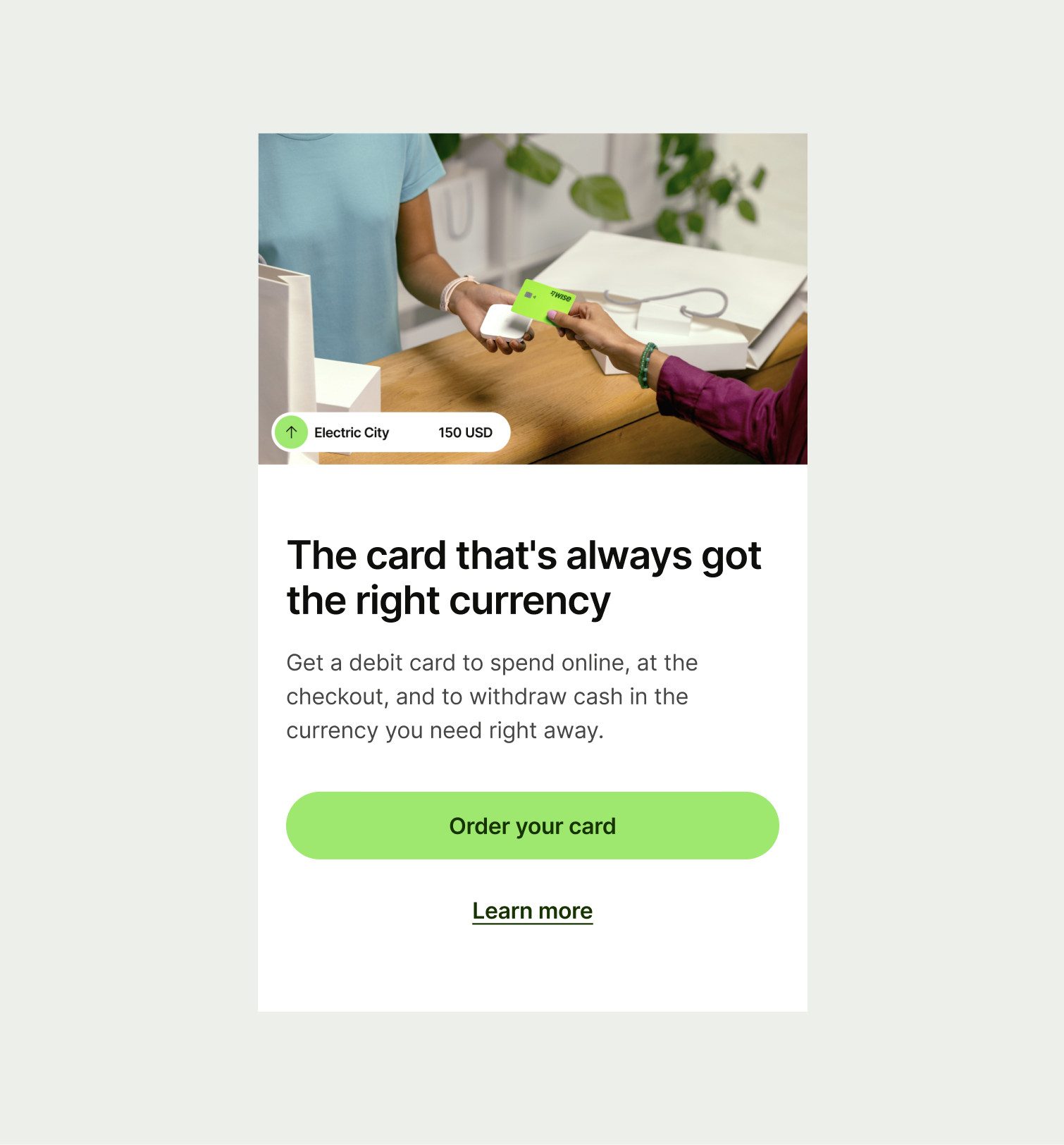 Feature Section Wide pattern on mobile