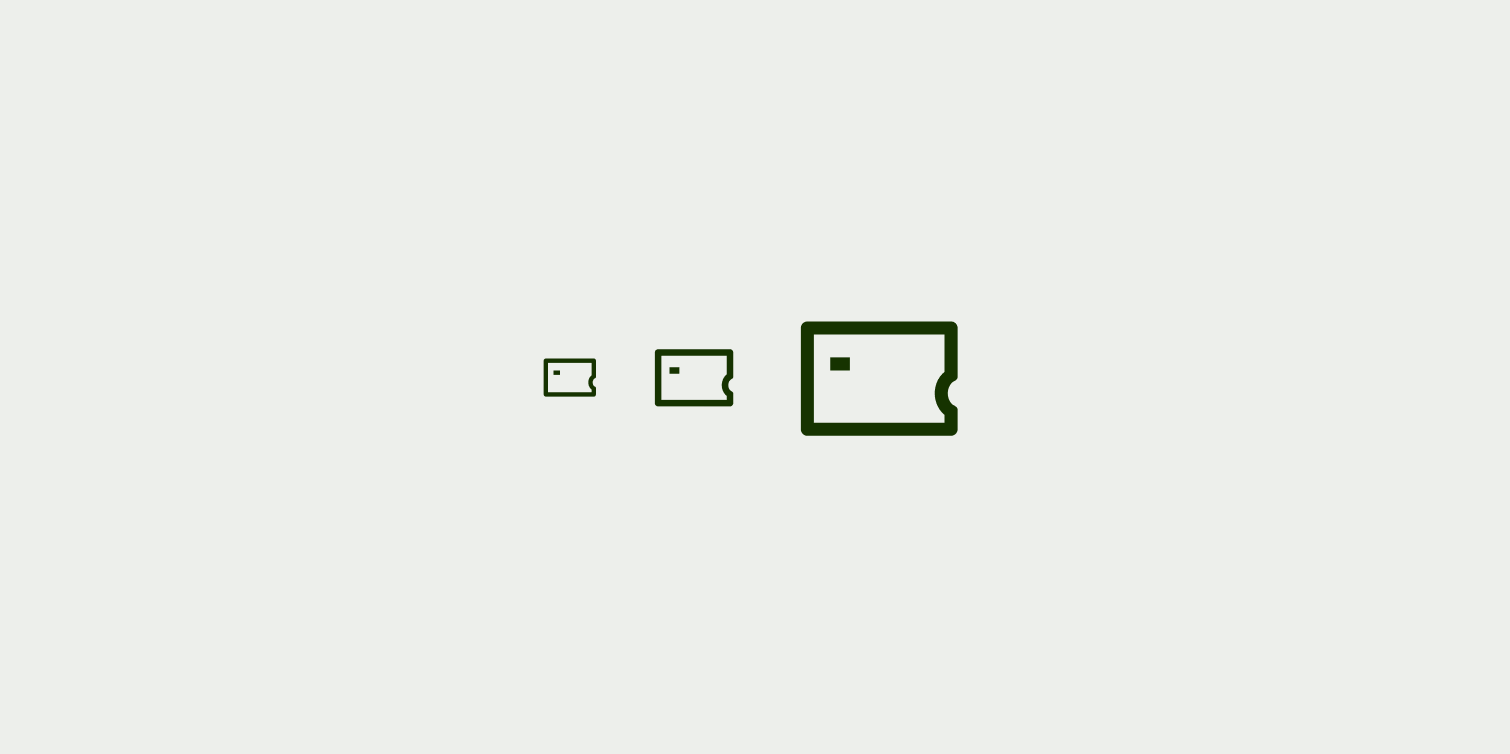 Icon sizes in product