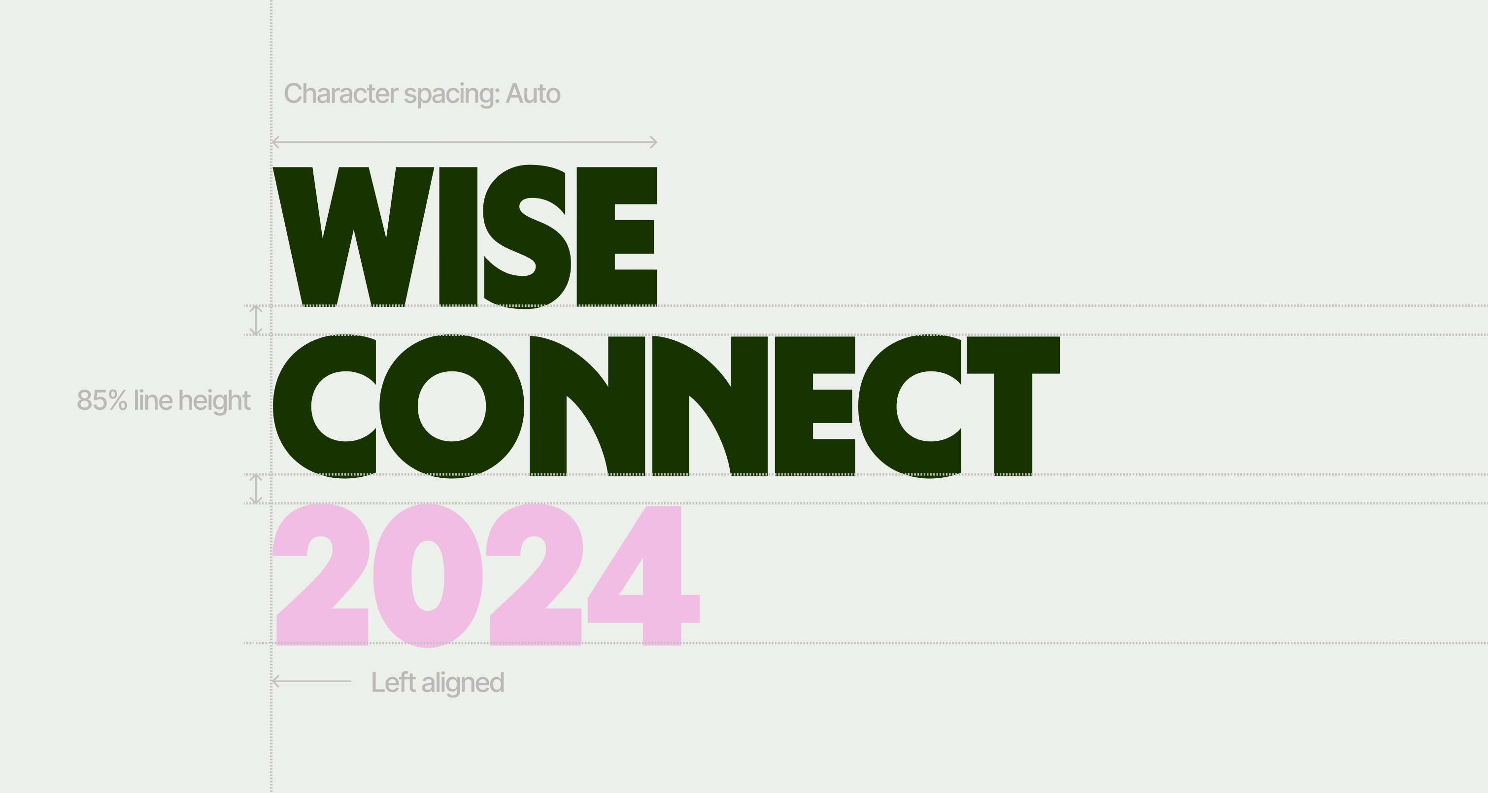 Wise connect 2024 lockup with guidelines description
