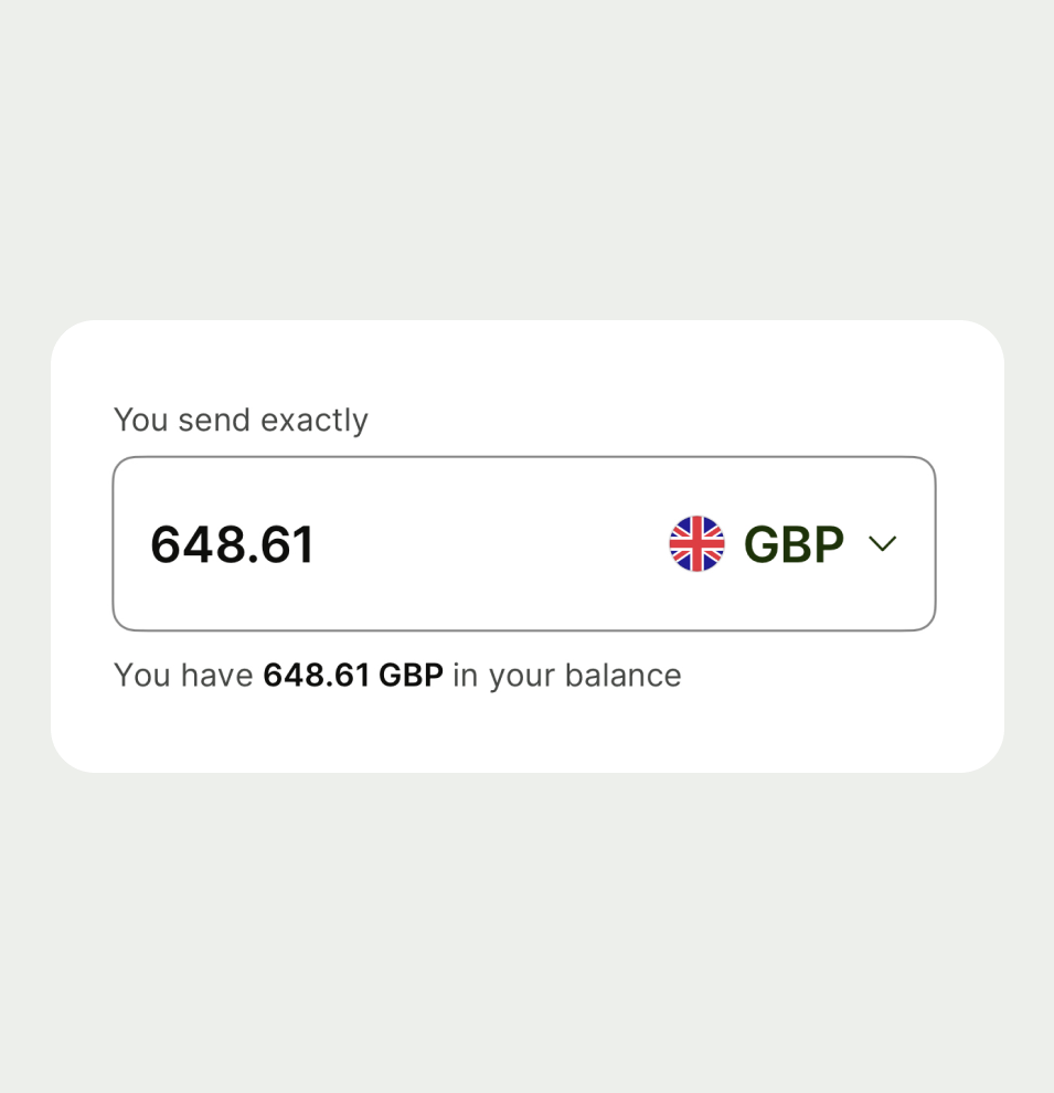 Markup example illustrated with the Money Input component