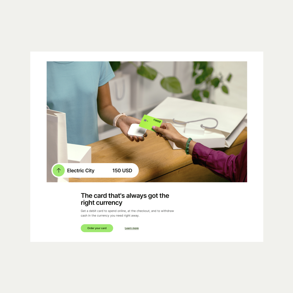 Feature Section Grid pattern in layout 1