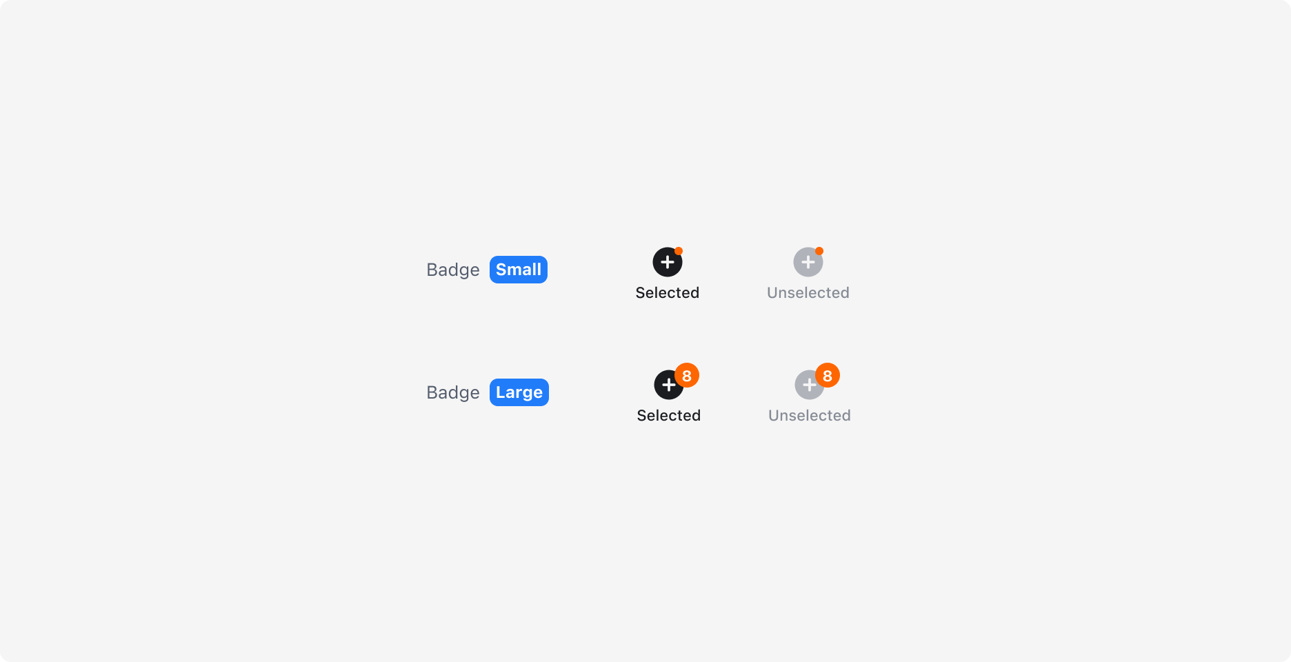 Bottom Navigation의 Badge Property - Small, Large 사이즈