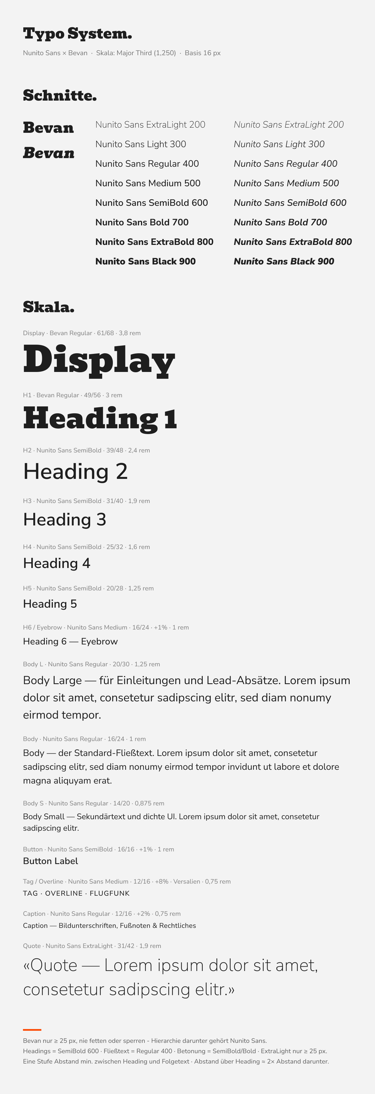 Typography Guidelines