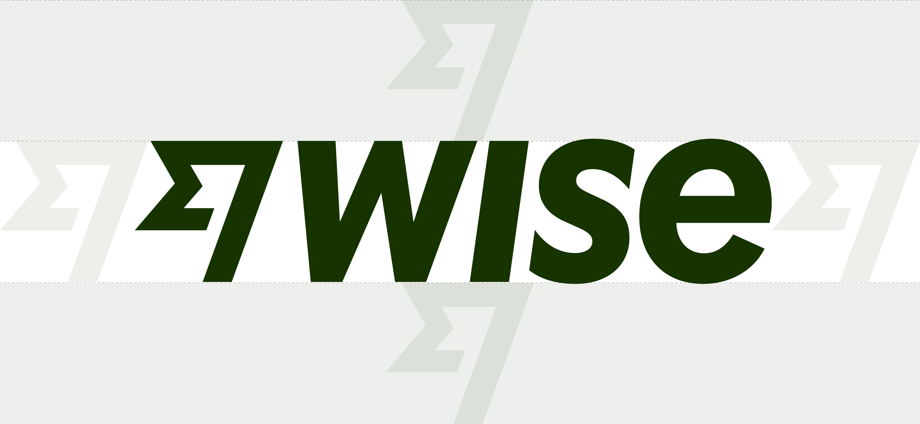 The Wise logo shown with the correct border size around it.