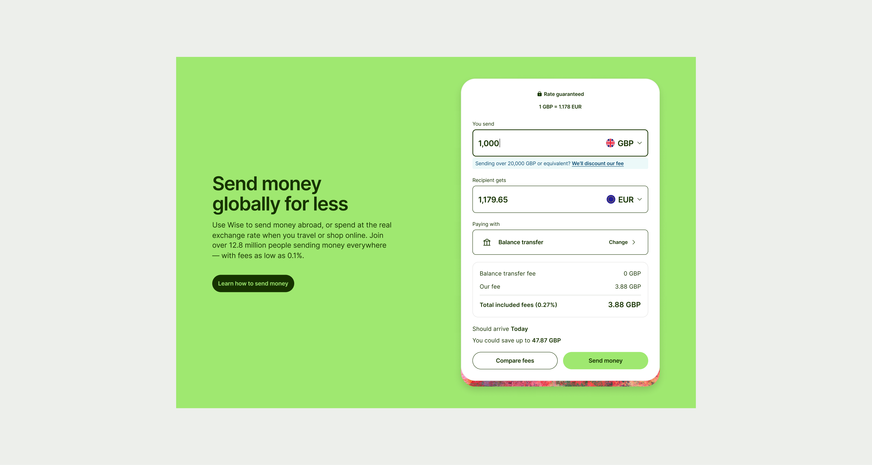 Feature Section Interactive pattern