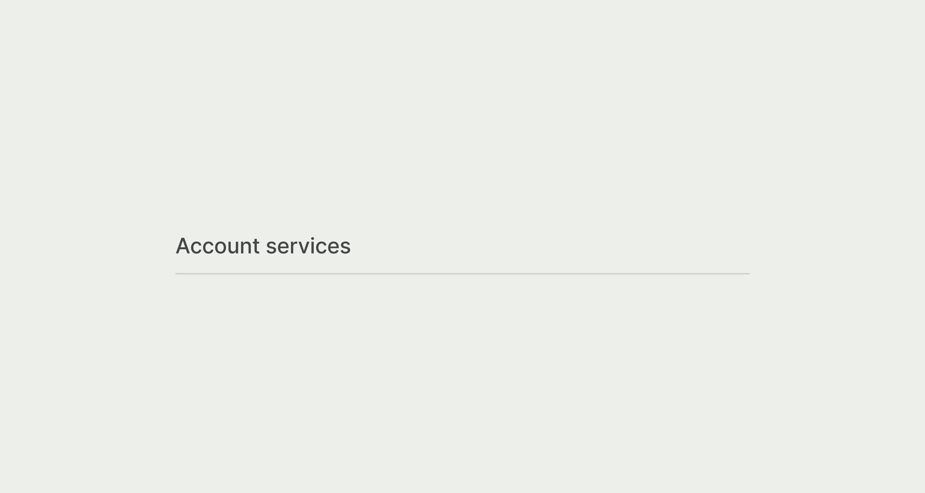 Section header