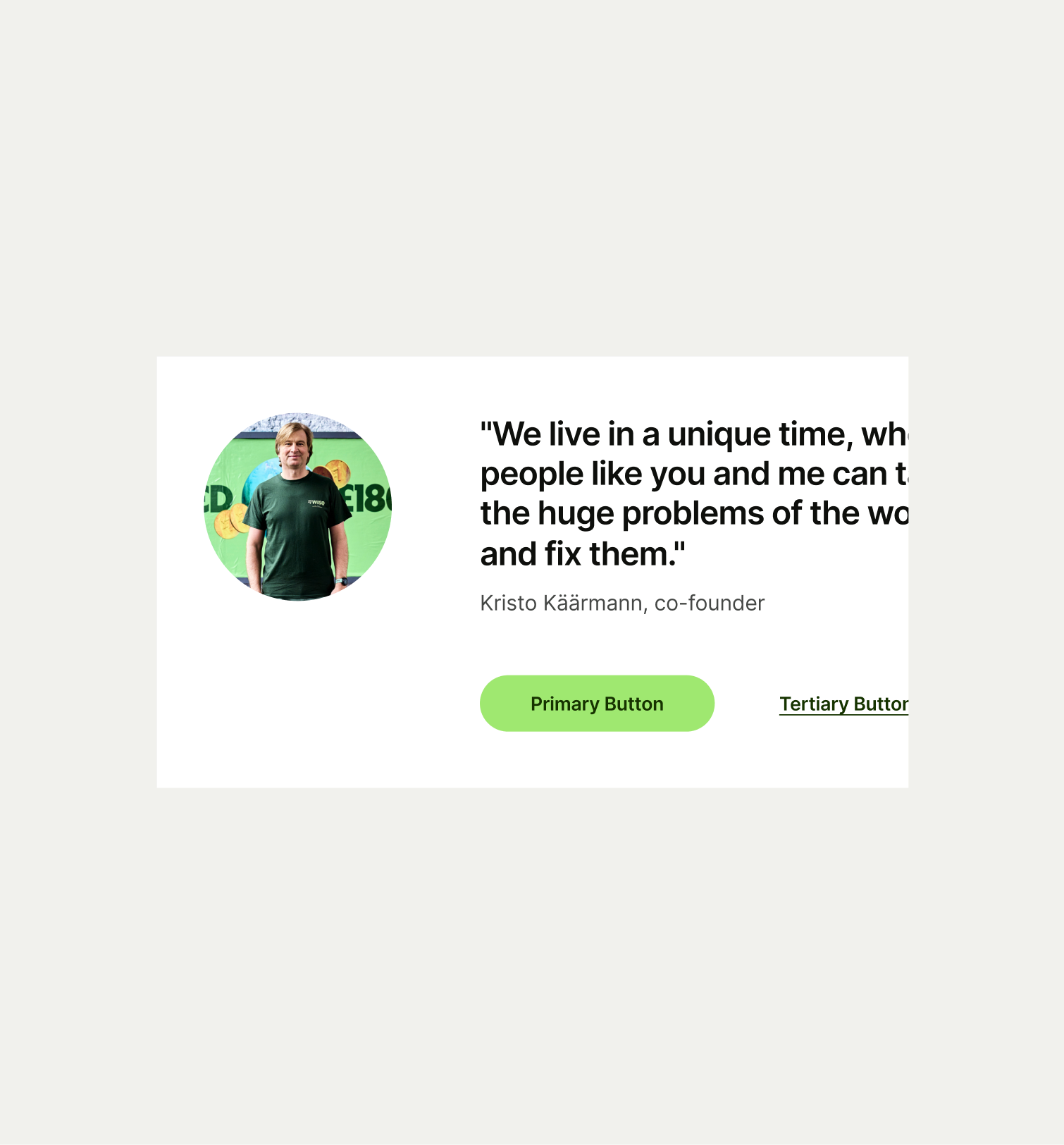 Quote Text pattern on tablet
