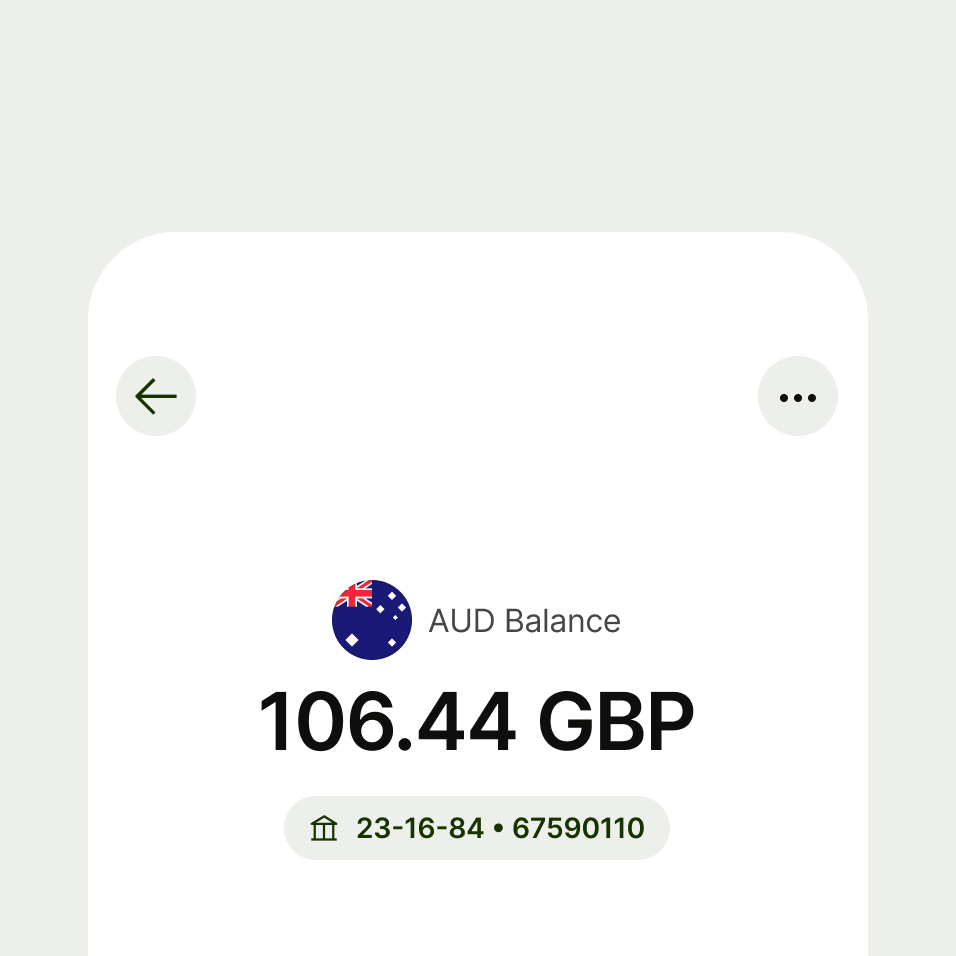 Secondary neutral button used for account details