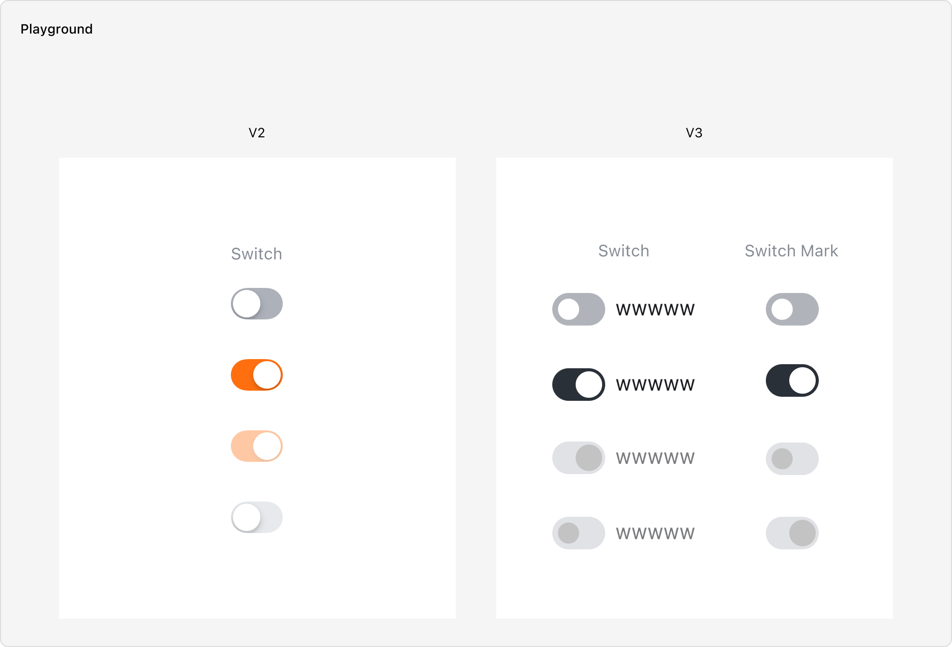 Switch V2와 V3 비교