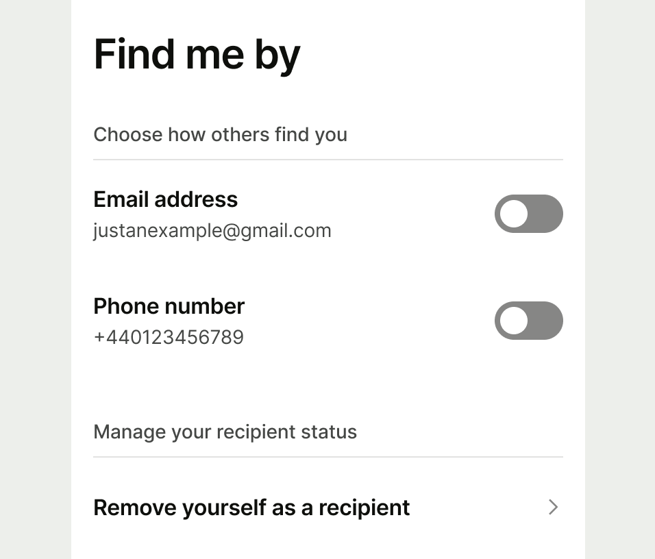 Do example for section headers